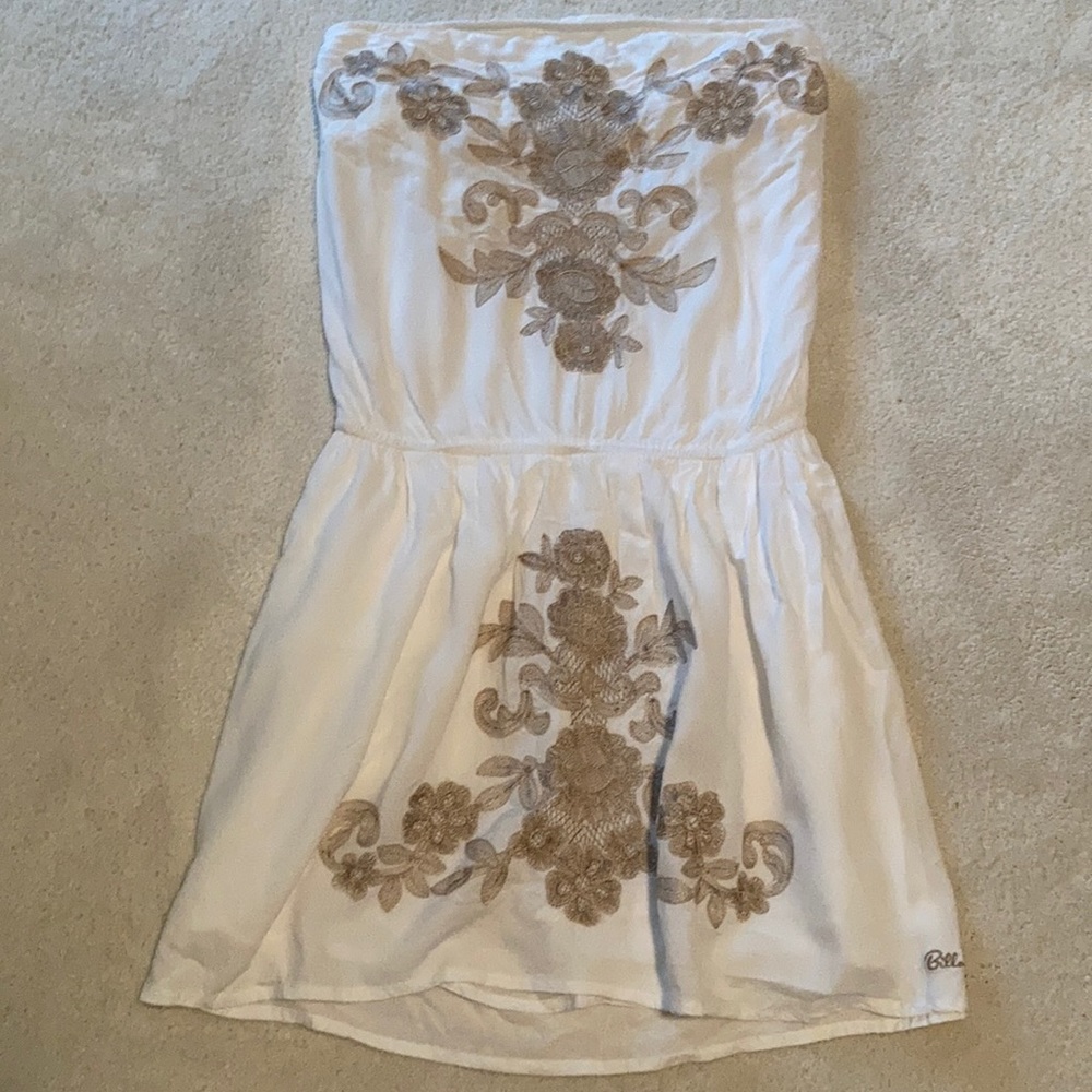 billabong summery dress with embroidery